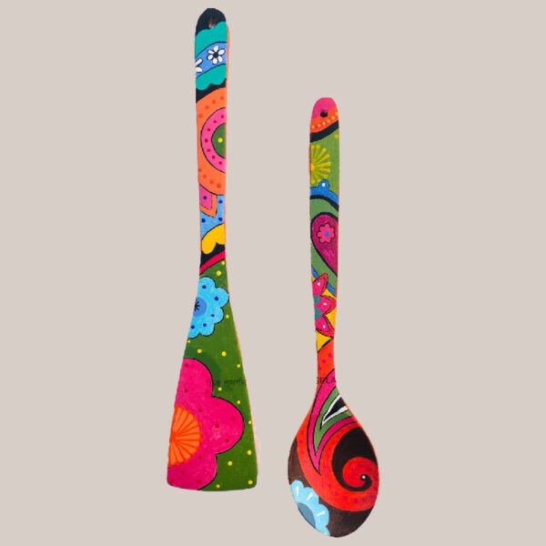 wooden spatula multicolor PS4620WS