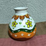 Decorative Hand-Painted Ceramic Flower Vase
