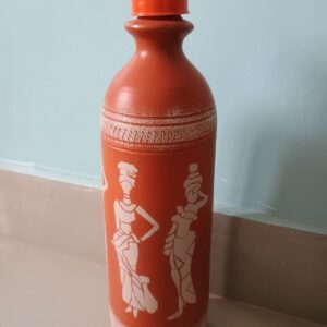 Eco-Friendly Terracotta Water Bottle
