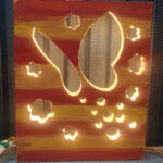 Butterfly Glow LED Table Lamp – Handcrafted Night Light